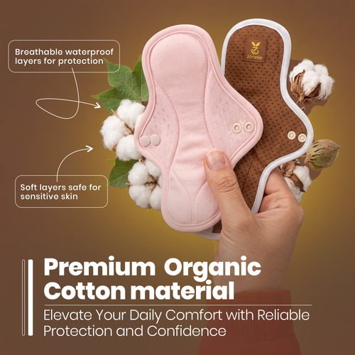 100% Organic Cotton Reusable Pad